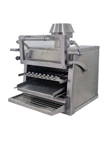 Horno de carbón PIRA 70 XL Silver ED