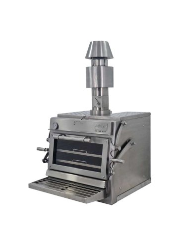 Horno de carbón PIRA 70 XL Silver ED