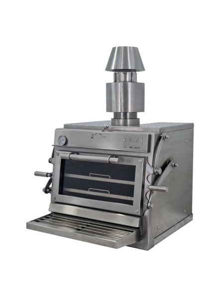 Horno de carbón PIRA 70 XL Silver ED