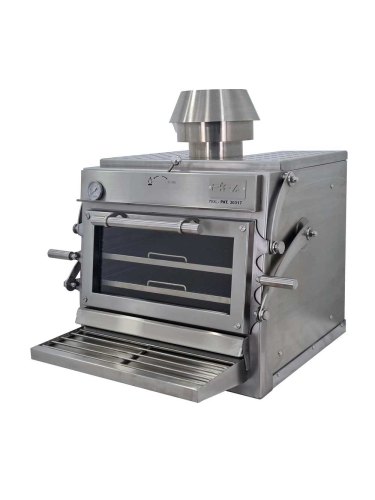 Horno de carbón PIRA 70 XL Silver ED