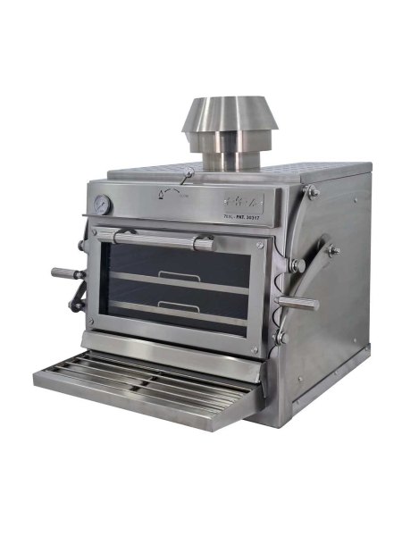 Horno de carbón PIRA 70 XL Silver ED