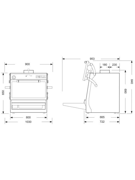 Horno a carbón Pira 80 SILVER ED