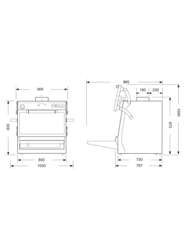 Horno de carbón Pira 80 XXL SILVER ED