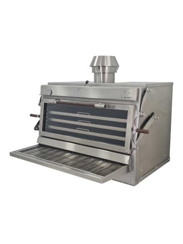 Horno de carbón PIRA 120 SILVER ED