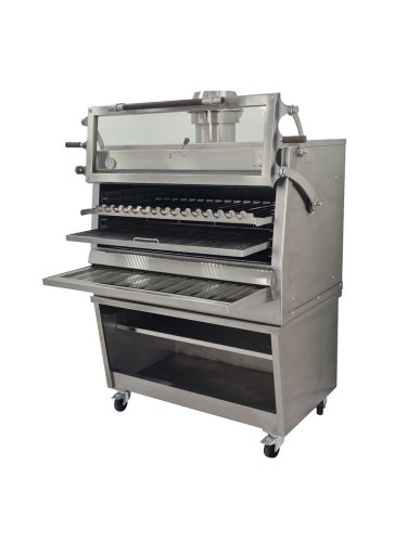 Horno de carbón PIRA 120 SILVER ED