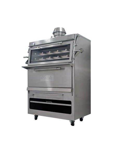 Horno de carbón PIRA 120 D Silver
