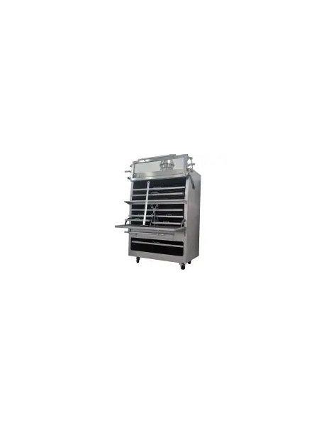 Horno de carbón PIRA 120 D Silver