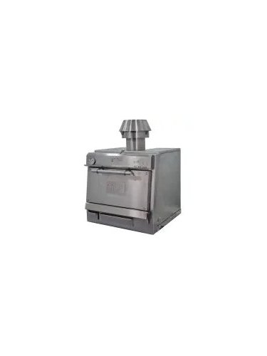 Horno de carbón PIRA 70 XL Silver SD