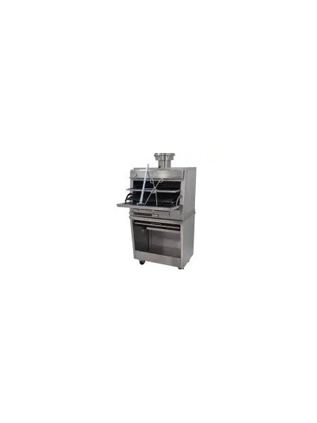 Horno de carbón PIRA 80 SD SILVER