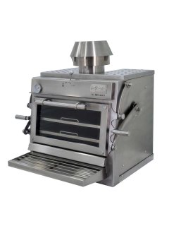 Horno de carbón Pira 90 SD SILVER