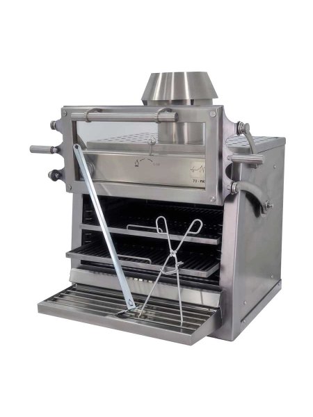 Horno de carbón Pira 120 SD SILVER