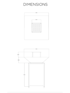 Barbacoa SQUARE 750 2