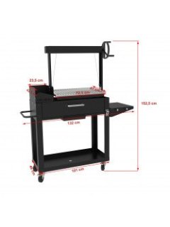 Barbecue LENAGRILL F.P. GRILL ROUND 2