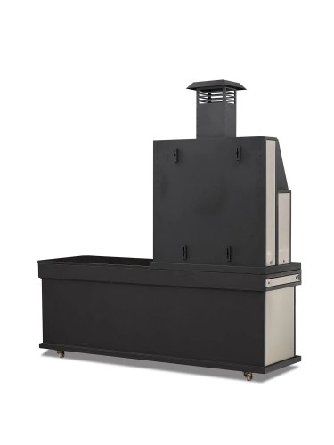 Barbecue cuisine d'été Vulcain medium chromé