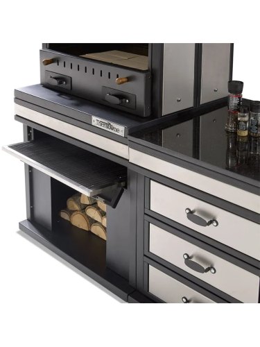 Barbecue cuisine d'été Vulcain medium chromé