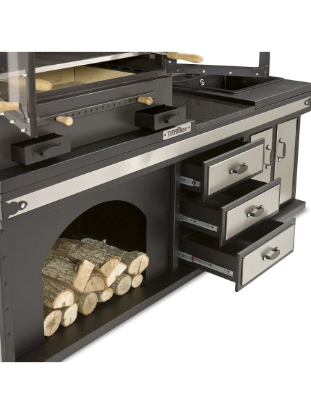 Barbecue cuisine Dionysos medium chromé