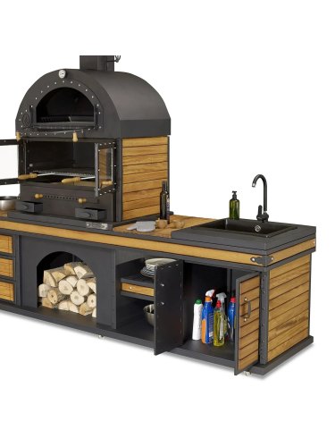 Barbecue cuisine Dionysos Large + évier